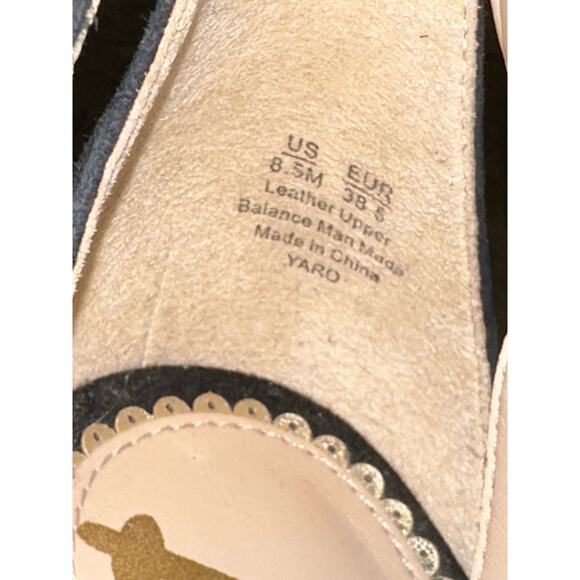 Sam Edelman Synthia Suede Chunky Heel Slip On Sandal Black Strap Heels Size 8.5 - Picture 5 of 5